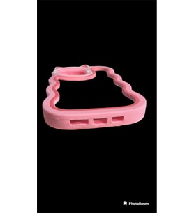 Iphone 14 Pro Aynalı Kedi Modelli Yumuşak 1.sınıf Kaliteli Silikon Telefon Kılıfı (Pembe)
