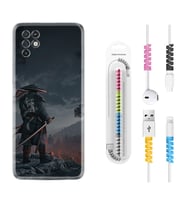 INFINIX Note 11 Pro Note 10 Hot 9 Play Kılıf Kablo Koruma Spiral Silikon Warrior 1653