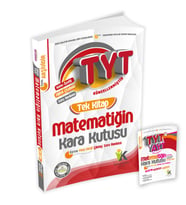 YKS-TYT Matematiğin Kara Kutusu TEK KİTAP Konu Özetli Dijital Çözümlü Çıkmış Sor