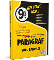 9. Sınıf Tüm Branşlar Paragraf Soru Bankası Editör Yayınları