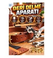 2’li Deri Delme Aparatı Seti – Kemer, Çanta ve Ayakkabı İçin Delme Pensesi