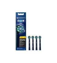 Oral-B Cross Action X-Filament Diş Fırçası Yedek Başlığı 4 Adet Orta Sertlikte Fırça Kılları