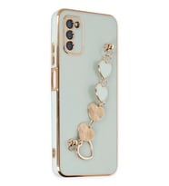 Mey İthalat® Samsung Galaxy A03S Kılıf Esila Silikon - Su Yeşili