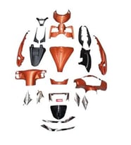 TVS Jupiter 125 Kaporta Seti Turuncu Full Set OEM Kalite Komple Grenaj Takımı