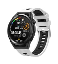 Samsung Gear S3 Uyumlu KRD-55 Uyumlu Kordon Silikon Çift Renkli Sportif KRD-55 Kayış