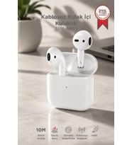Torima Bluetooth Kulaklık Kulak İçi Kablosuz Kulaklık Silikon Kılıf Hediyeli Air-5S Beyaz