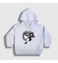 Presmono Unisex Çocuk Beyaz Futbol Anime Kaptan Captain Tsubasa Kapüşonlu Sweatshirt 320878tt