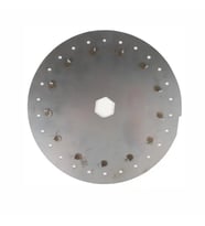 Türkay Havalı Mibzer Kavun-Karpuz Diski Krom 304 Kalite 10x3.5