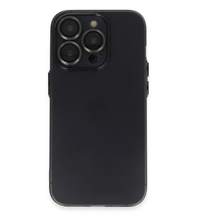 Newface Apple iPhone 13 Pro Kılıf Luko Lens Silikon - Siyah