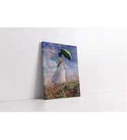 Woman With A Parasol Facing Left