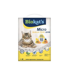 Biokats Micro Bianco Fresh Extra Kedi Kumu 6 lt (Çok Renkli)