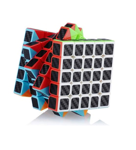 1 PCS 5X5 QY SPEED CUBE 5X5 CORBON FİBER CUBE 1ADET VIP 5X5 ZEKA KÜPÜ 5X5 HIZ KÜPÜ 5X5 RUBİKS CUBE