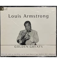 (Plak Değildir CD dir) CD Louis Armstrong Golden Greats Sıfır Ayarında Triple CD (Karışık)