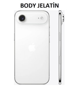 İphone 17 Air Uyumlu 360 Derece Arka hidrojel Film Koruma Body Jelatin (Şeffaf)