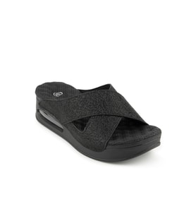 Muya Fly 31169-430 Air Max Anatomik Taban Kadın Terlik Desenli Siyah 36-40