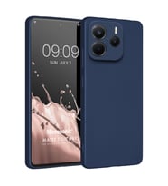 Microsonic Matte Silicone Xiaomi Redmi Note 14 4G Kılıf Lacivert (Lacivert)