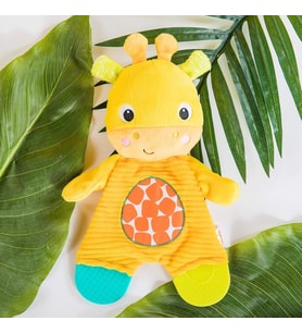 Bright Starts Snuggle & Teethe Yeni Doğanlar için Zürafa Peluş Diş Kaşıyıcı Oyuncak
