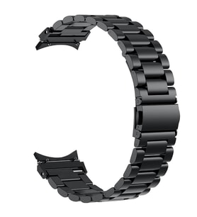Microsonic Samsung Galaxy Watch 7 44mm Solid Steel Kordon Siyah (Siyah)