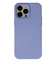 iPhone 14 Pro Kılıf Nano içi Kadife Silikon - Lila