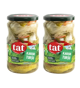 Tat Karışık Turşu 650 gr Cam x 2 Adet