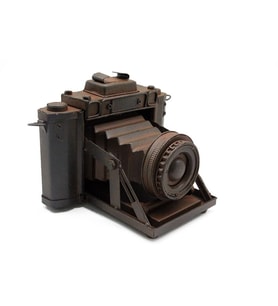 Dekoratif Metal Fotoğraf Makinesi (Çok Renkli)
