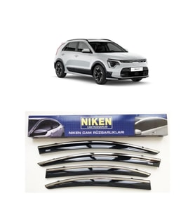 Kia Niro Kromlu Cam Rüzgarlığı Niken 2016-2021 arası uyumlu (Beyaz)
