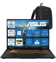 Asus Tuf Gaming F16 FX608JMI Intel® Core™ I7 14650HX 128GB Ddr5 512GB SSD 8GB/RTX5060 115W 16-Inch Fhd+ 1920 x 1200, 144Hz IPS-SRGB:%100 Freedos Gaming Laptop WTU403P49+ZETTAÇANTA