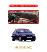 OPEL Astra F 1991-1997 AIRBAGSIZTORPİDO KORUMA HALISI KIRMIZI KENAR