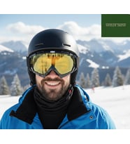 ESRADA Kayak Gözlüğü Antifog Ventilli Uv Korumalı Güneş Kar Gözlük SarıCam Snowboard Glasses Sporu