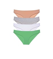Mulvxbrf Brf02 4 Adet Süper Eko Set Likralı Kadın Slip Külot Ten Gri Beyaz Yeşil (Mulvix)