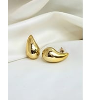 İtalyan Bottega Rachel Damla Renkli 3cm Küpe (Gold)