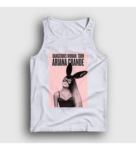 Presmono Unisex Beyaz Dangerous Woman Ariana Grande Atlet 152323tt