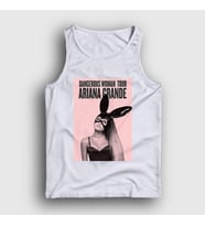 Presmono Unisex Beyaz Dangerous Woman Ariana Grande Atlet 152323tt