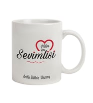 Kişiye Özel Yılın En Sevimlisi Temalı Seramik Kupa Bardak