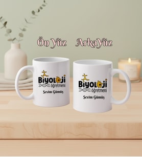 Kişiye Özel Biyoloji Öğretmeni Kupa Bardak