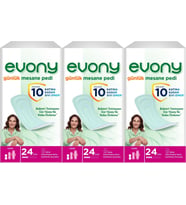 Evony Günlük Mesane Pedi Uzun 72 Adet (3PK*24)