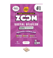 6. Sınıf Zoom Serisi Sosyal Bilgiler Soru Bankası + Telefon Standı