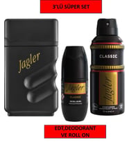 Jagler Classic Erkek Edt 90 ml+ Erkek Deodorant 150 ml+ Roll-on Erkek