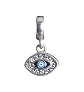 Nur Silver Mavi Göz Gümüş Me Charm NUR-BL00100