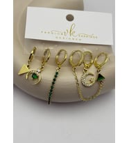 Vip 6'lı Gold Küpe - 25-vip170