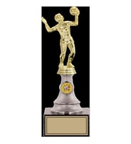 ODAK KUPA - Figürlü Kupalar - Voleybol Kadın Figürlü Kupalar FG-010 B - 27 cm