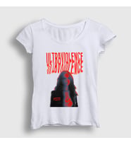 Presmono Kadın Beyaz Ultraviolence V2 Lana Del Rey T-Shirt 499849tt