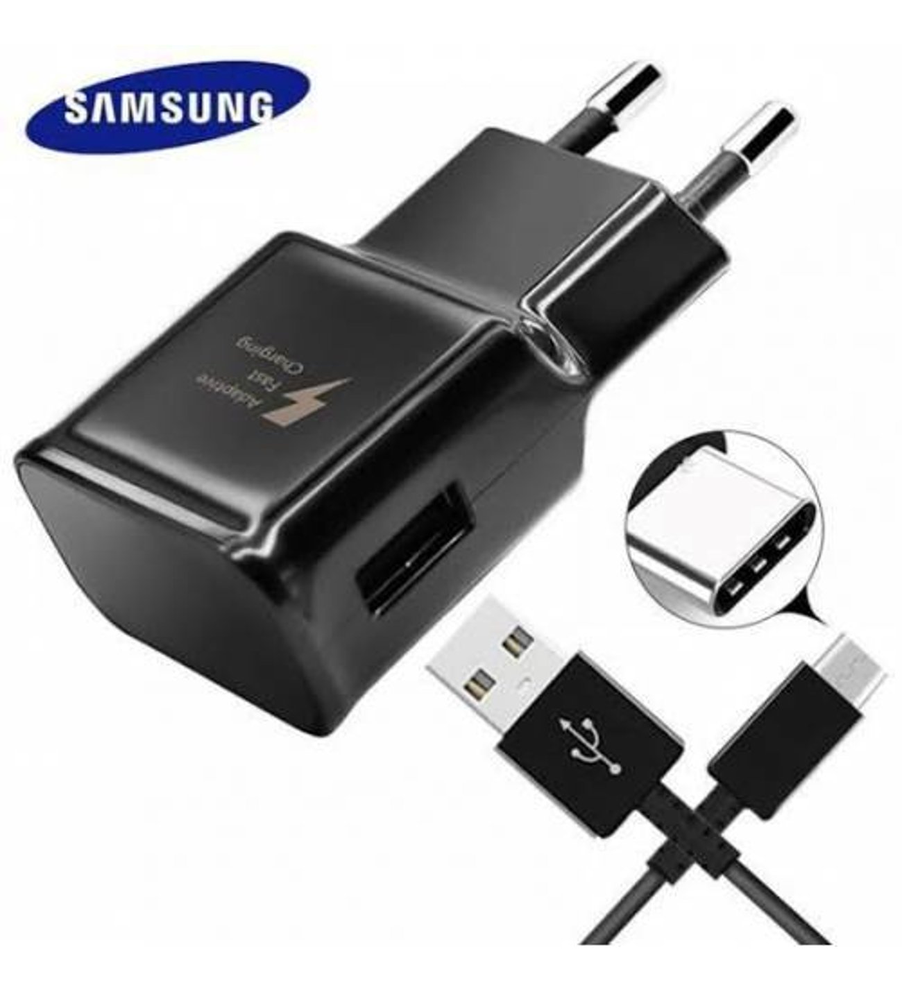 Samsung Galaxy Note 10 Dual Type-C Hızlı Şarj Aleti Usb Data