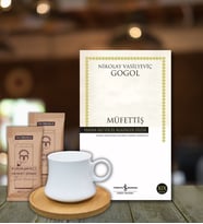 Kutupkitap Bambu Fincan Türk Kahvesi Kişiye Özel Not Müfettiş Nikolay Vasilyeviç Gogol Kitap Hediye Seti