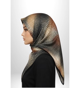 Aker Sura İpek Desenli Eşarp 9061701