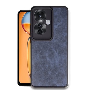 Oppo Reno 11f Kılıf Aras Deri Kapak - Lacivert