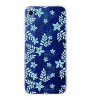 PrintiFy Huawei Honor 8A Uyumlu Kamera Korumalı Floral Su Yeşili Tasarımlı Şeffaf Silikon Kılıf