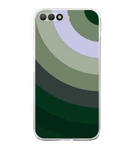 Huawei Y6 2018  Kamera korumalı Kapak Renk Cümbüşü Tasarımlı  Şeffaf Kılıf