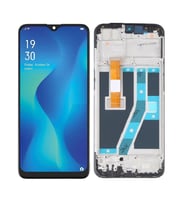 Oppo Realme C2 ile Uyumlu Lcd Ekran Dokunmatik Çıtalı Rmx1941 (Siyah)