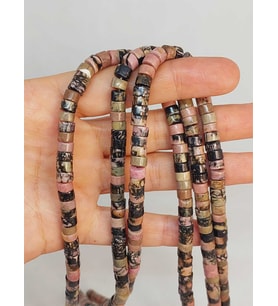 Rodonit Taşı Şekilli 3x6mm Dizi (49346)